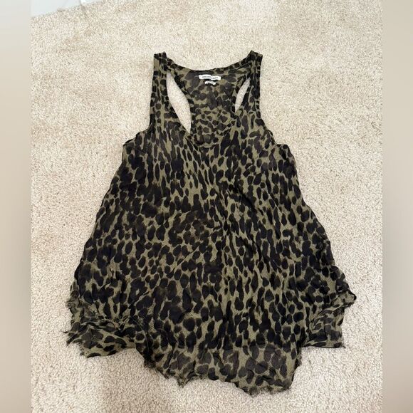 ISABEL MARANT ÉTOILE SHEER LEOPARD PRINT TANK - Picture 4 of 6